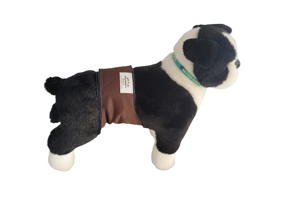 Dog Brown Belly Band | Dog Cloth Belly Band | Jack & Jill Dog Diapers