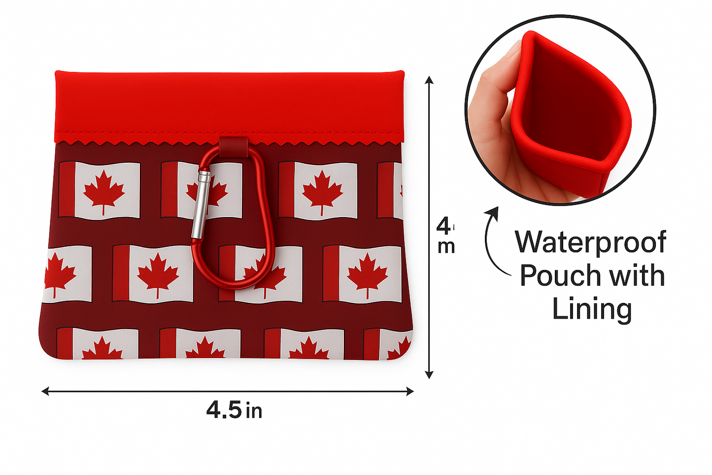 Treat Pouches |Canadian Maple Leaf