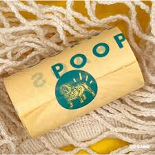 POOP BAGS - 15 BAGS (1 ROLL) BAG SIZE 9"X 13"