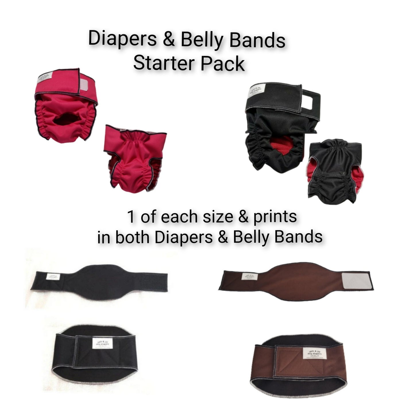 WPS. Diapers & Belly Bands Starter Pack