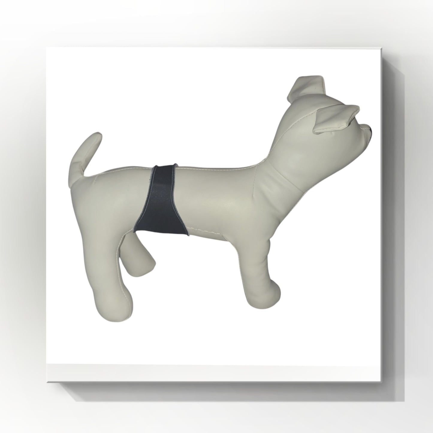 Male Dog Belly Band Wrap| Black Print| Style 2
