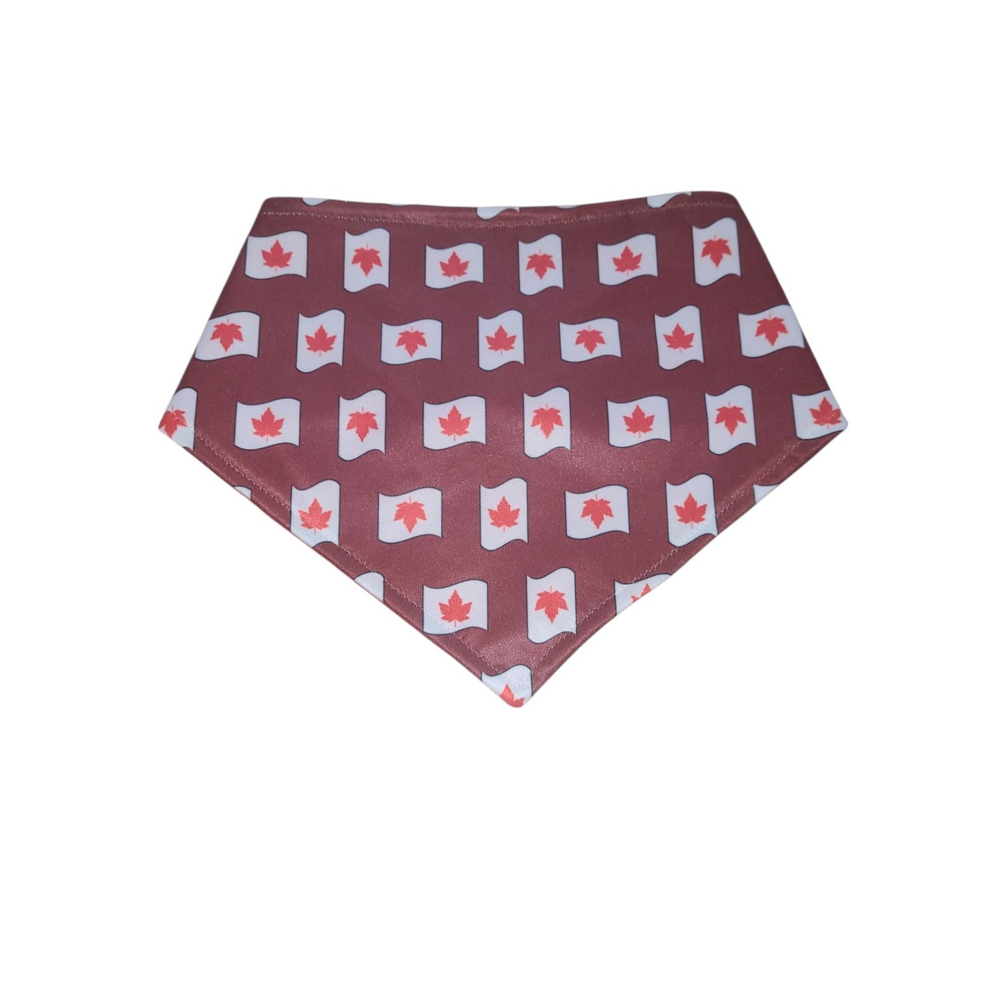 Dog Bandana Snap On | Canadian Maple Leaf Print