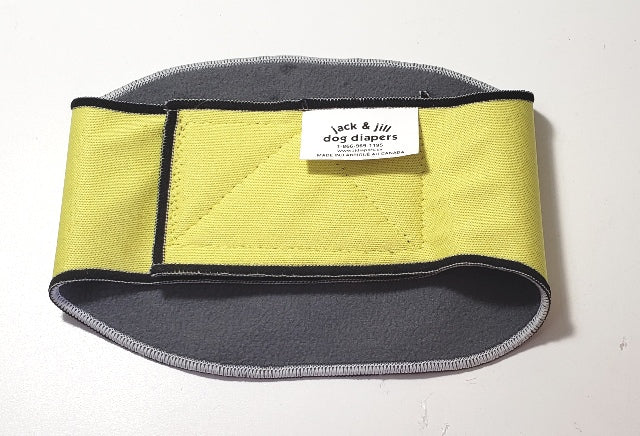 Male Dog Belly Band Wrap - Lemon Style #2