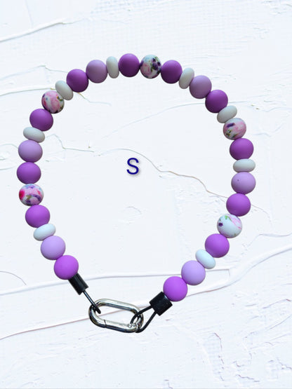 Silicone Beaded Dog Collar - Handmade in Canada