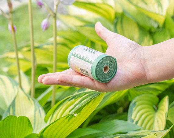 Compostable Dog Poop Bags - 120 Count (10 Rolls) | 100% Home Compostable
