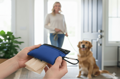 Dog Poop Bag Holder - Waterproof Dispenser with Clip