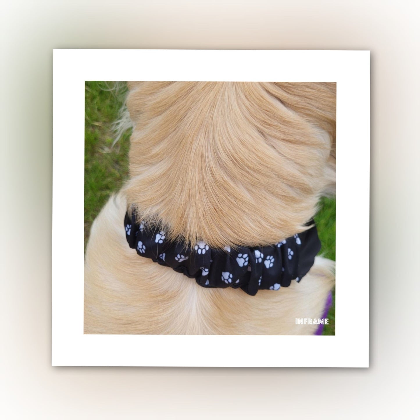 Dog Bandana Scrunchie | Paw Print