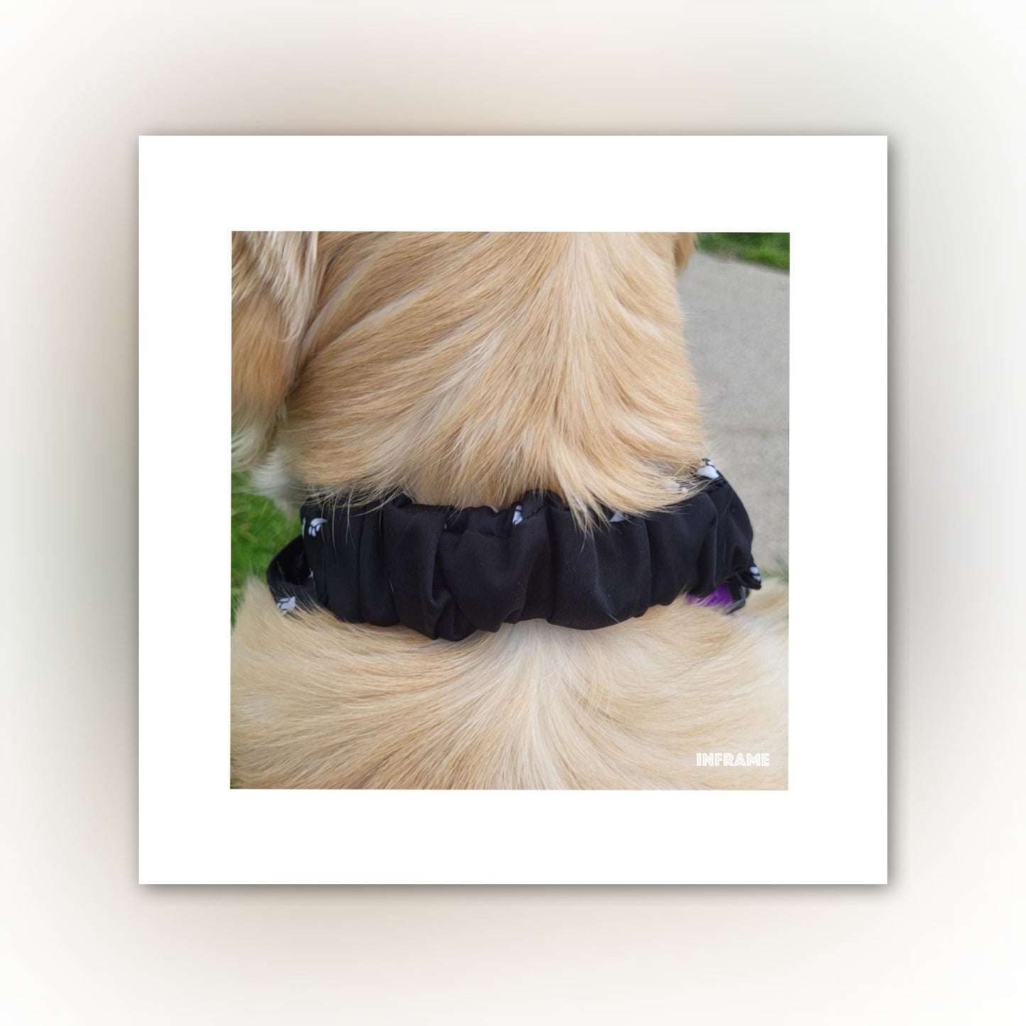 Dog Bandana Scrunchie | Paw Print