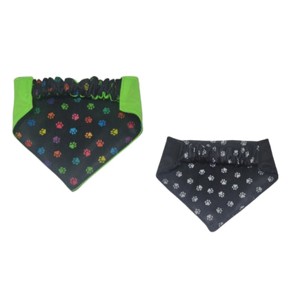 Dog Bandana Scrunchie | Paw Print