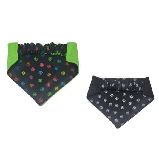 Dog Bandana Scrunchie | Paw Print
