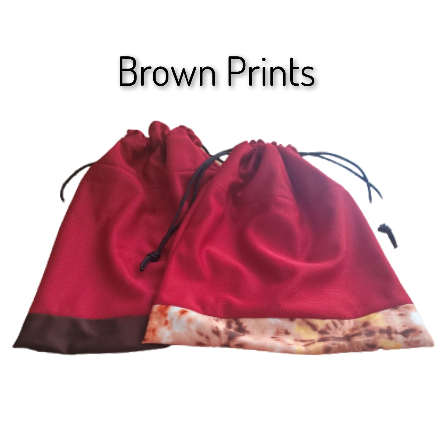 Laundry Bag -Brown Prints