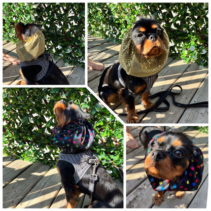 Dog Sequins Brown Snood | Dog Brown Snood | Jack & Jill Dog Diapers