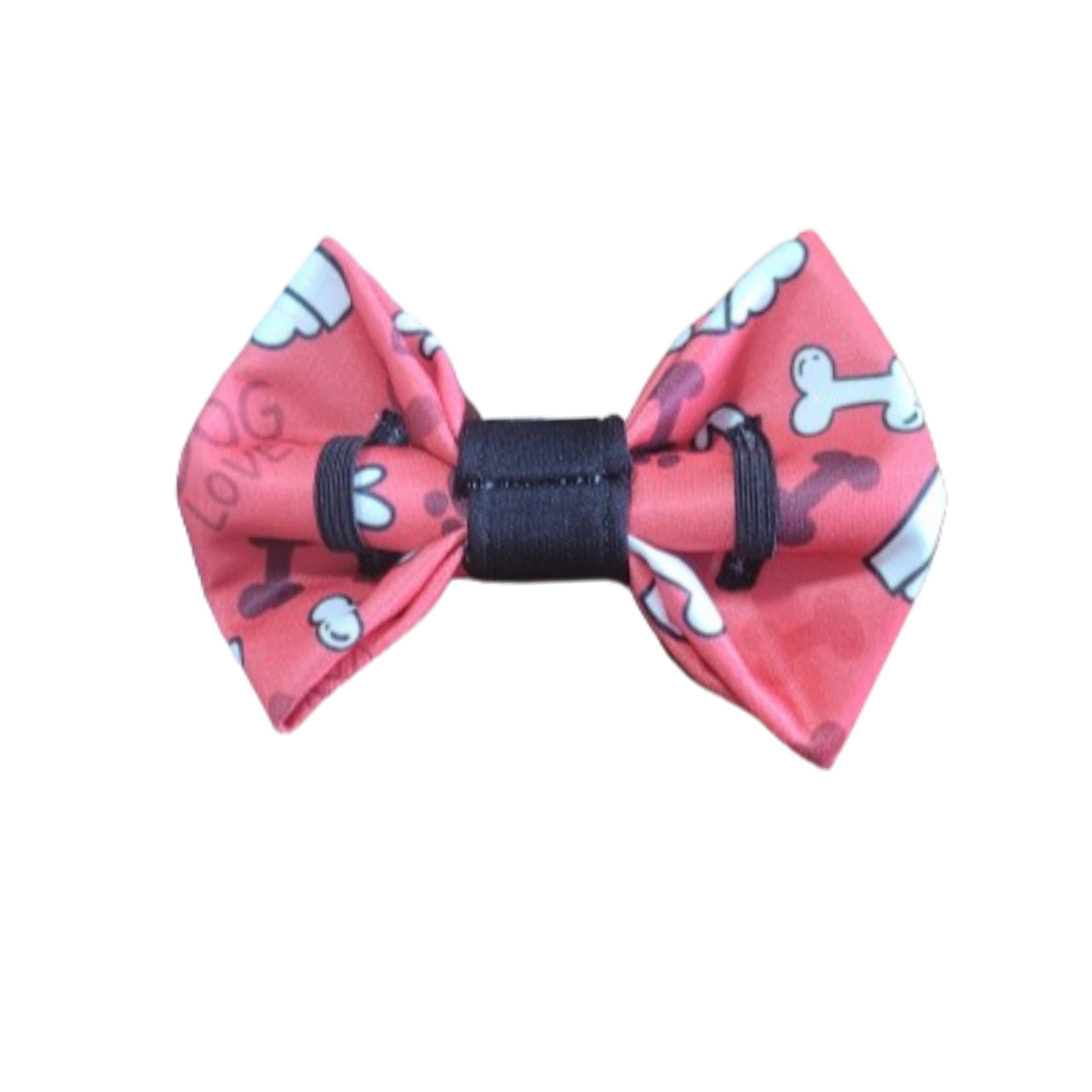 Collar Bow Tie - Red Bones & Bowels - Jack & Jill Dog Diapers