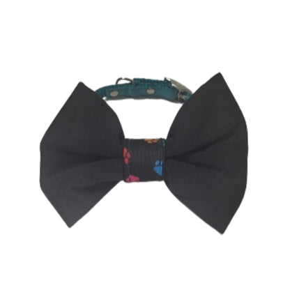 Collar Bow Tie - Black Prints - Jack & Jill Dog Diapers
