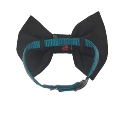 Collar Bow Tie - Black Prints - Jack & Jill Dog Diapers