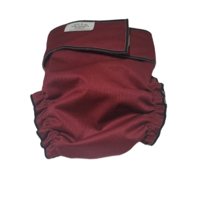 Female Dog Diaper - Britches - Without Tail Opening – Burgundy - Jack & Jill Dog Diapers