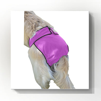 Female Dog Diaper Britches | With Tail Opening | Violet Print
