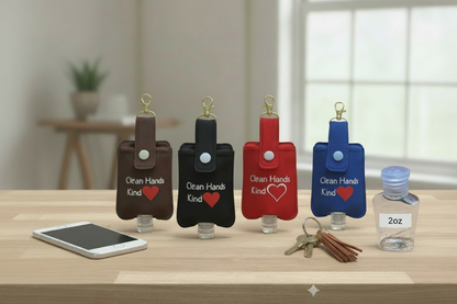 All hand sanitizer holder colors with smaller 2oz label