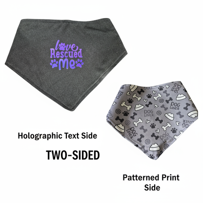 Gray love Rescued me two-sided banner