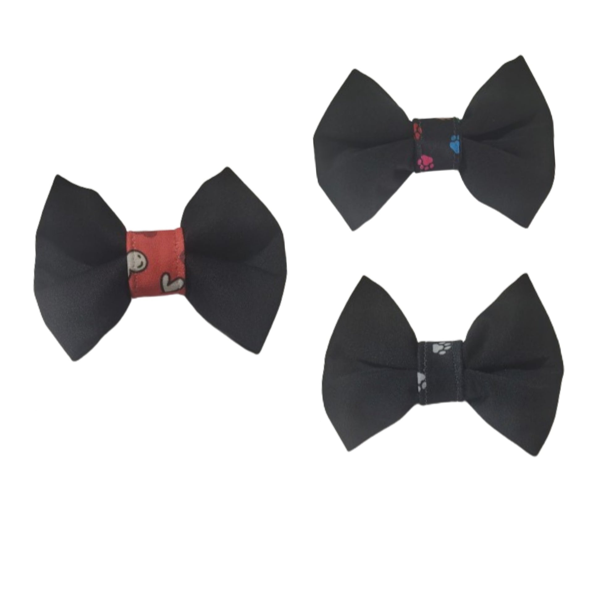 Collar Bow Tie - Black Prints - Jack & Jill Dog Diapers
