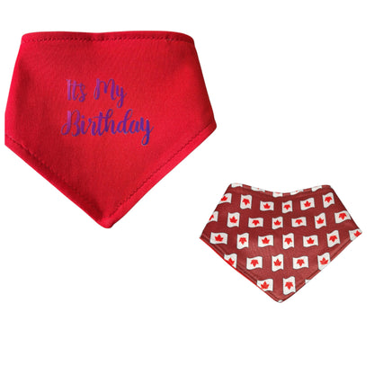Dog Bandanas with Sayings - Snap-On & Reversible