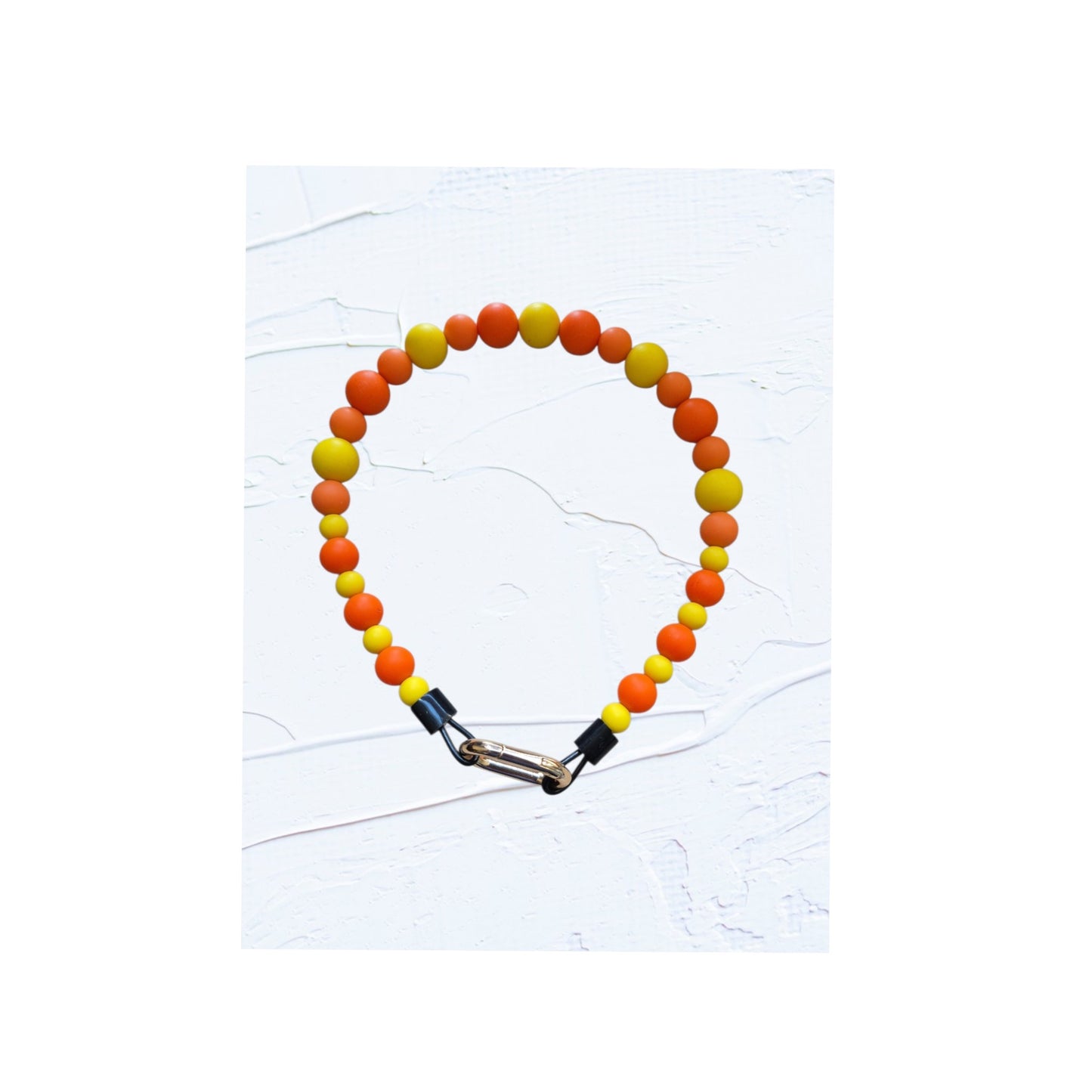 17" Silicone Beaded Dog Collar