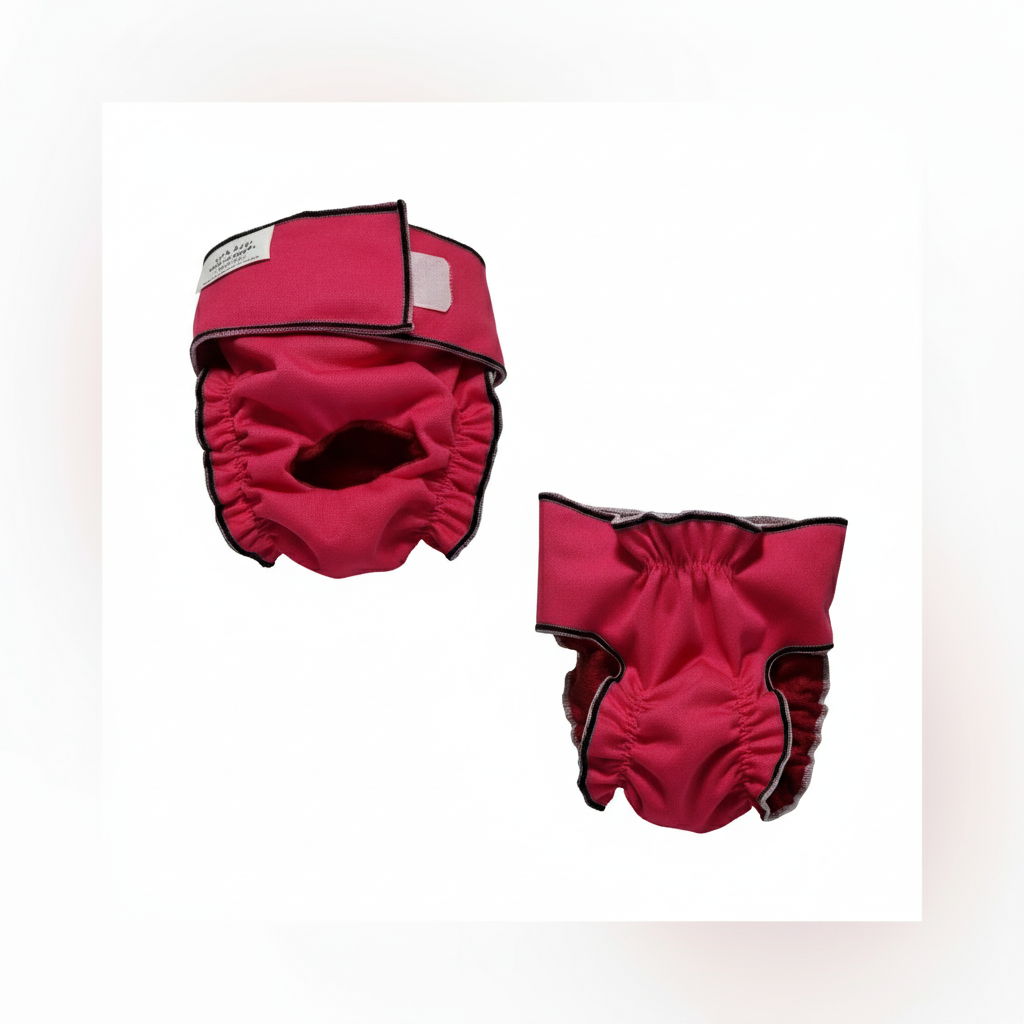 CW Female Dog Diaper – Britches - Pink and Black
