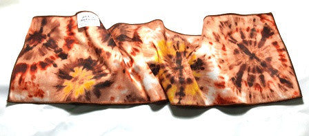 Male Dog Belly Band Wrap -Tie Dye  Brown Style #1