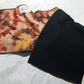 Male Dog Belly Band Wrap -Tie Dye  Brown Style #1