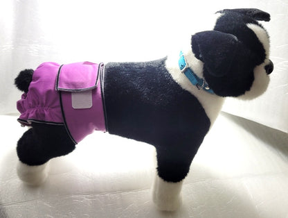 Female Dog Diaper  Britches -With Tail Opening -Violet - Jack & Jill Dog Diapers