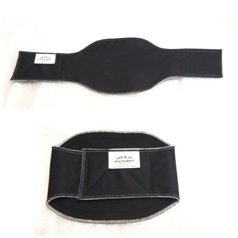 B&B  Male Belly Band – Black Style #2