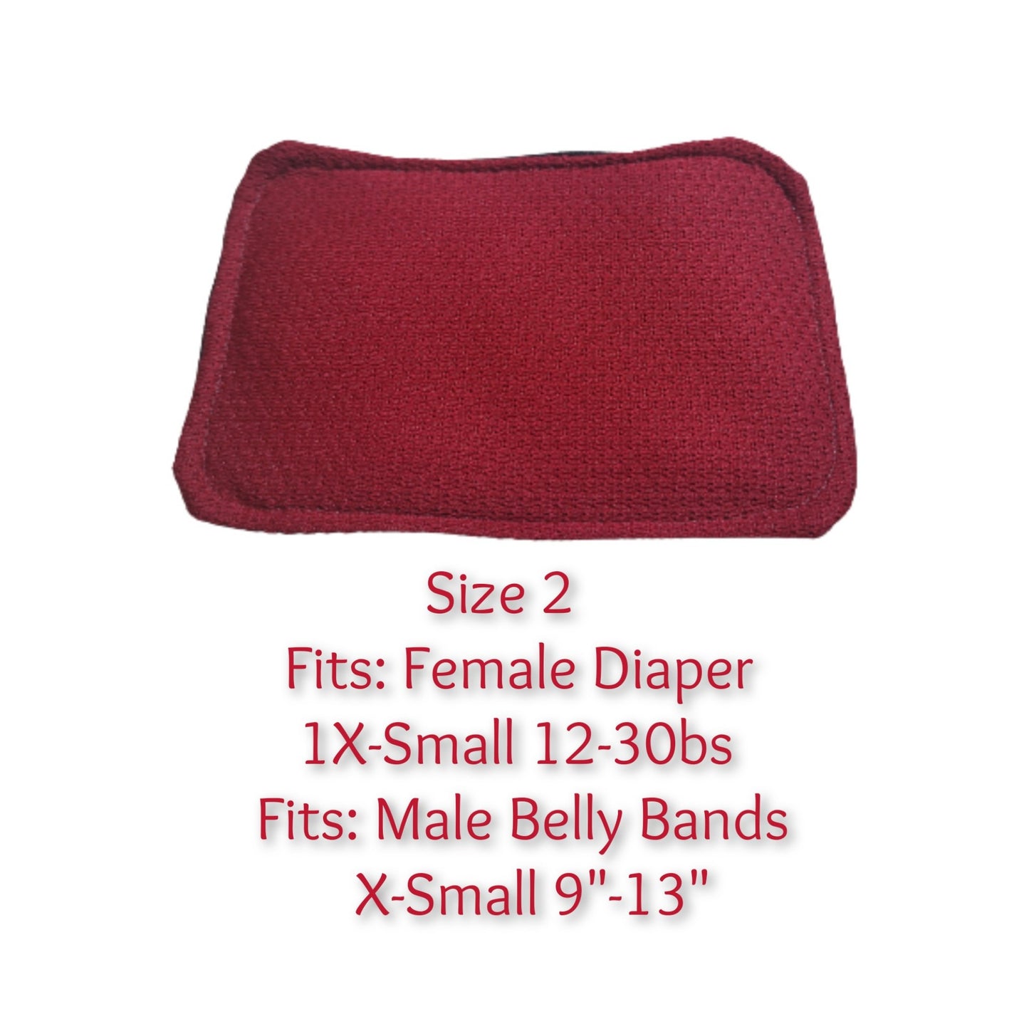 Washable Pads for Dogs - Male Belly Bands & Female Diapers