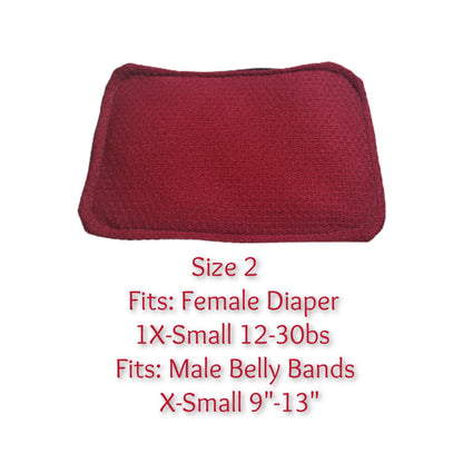 Washable Pads for Dogs - Male Belly Bands & Female Diapers